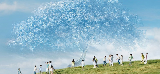 风靡日本的天然水I LOHAS产品宣传片策划